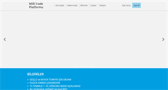 Desktop Screenshot of milliiradeplatformu.com